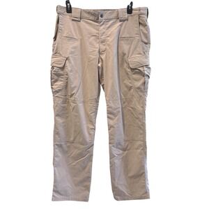 5.11 Tactical Mens Ripstop Cargo Pants Khaki Tan 38x32 Workwear Outdoor Utility